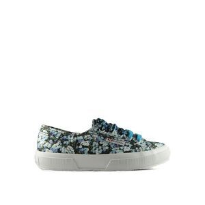SUPERGA Womens Blue Limited Edition Eyelet Mary Almond Training Shoes 9.5